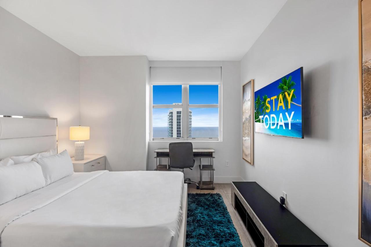 Hyde Beach House - Millionaire 2 Bd 2 Ba Apt, Direct Ocean View, 5 Min Walk To Ocean Hollywood Eksteriør bilde