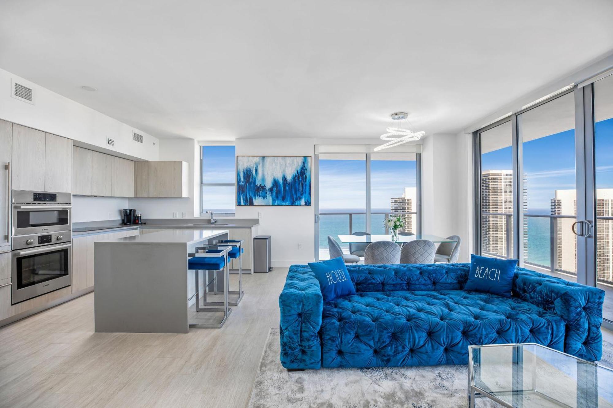 Hyde Beach House - Millionaire 2 Bd 2 Ba Apt, Direct Ocean View, 5 Min Walk To Ocean Hollywood Eksteriør bilde
